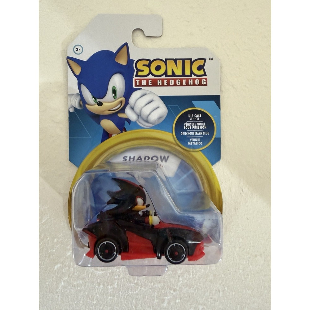 Sonic the Hedgehog diecast vehicle SHADOW Dark Reaper Jakks NEW